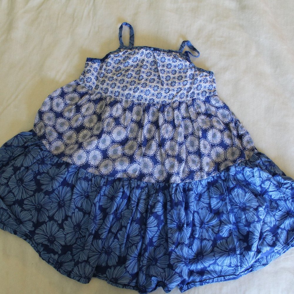 Old Navy Blue Flower Dress